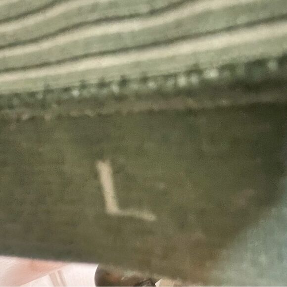 Men’s Lululemon Athletic Metal Vent Tech Green White Subtle Striped Tee Size Lg - Picture 6 of 8